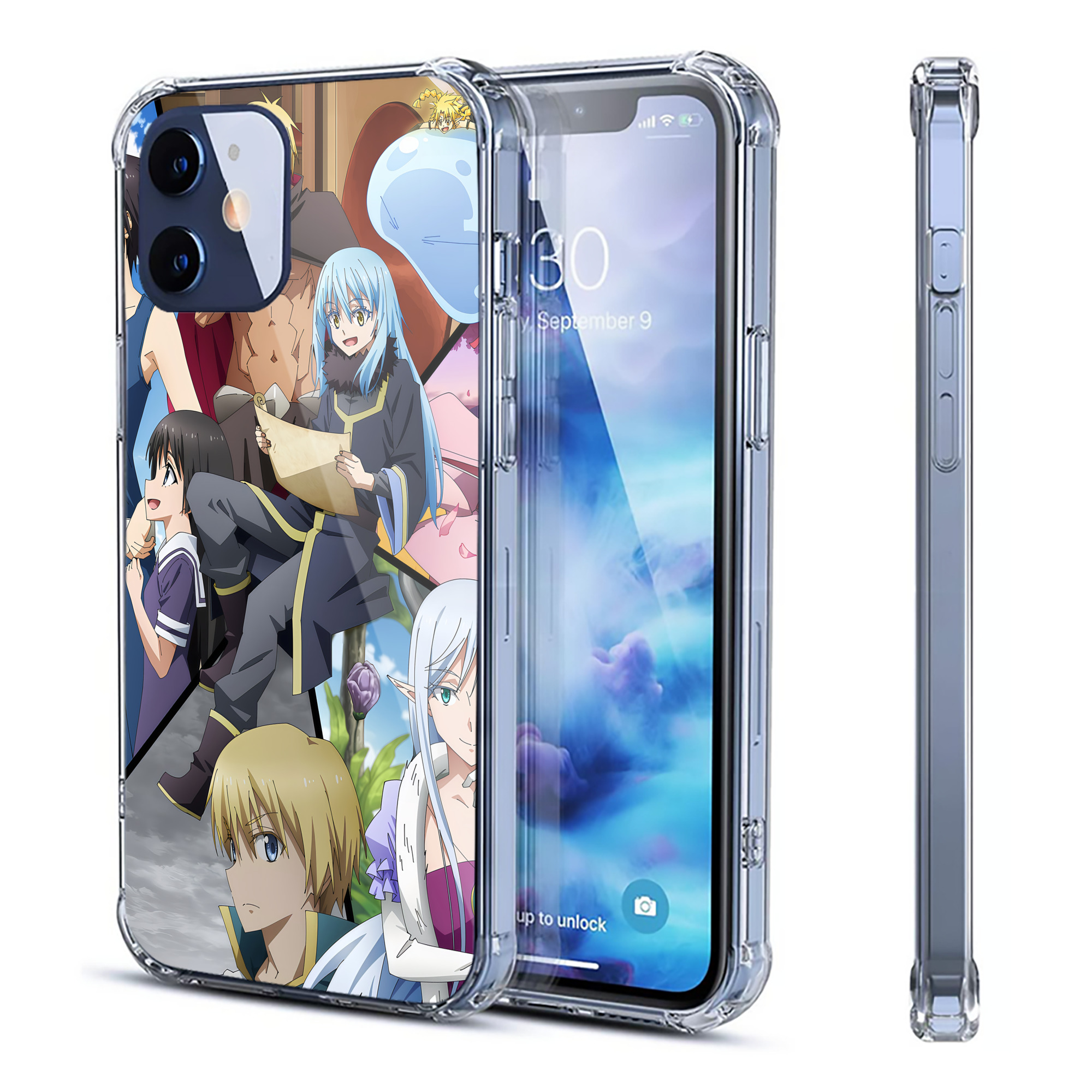 （画像用） 転スラ Regarding Reincarnated to Slime 【iPhone 12シリーズ対応】透明スマホケース（クリアソフトケース）
